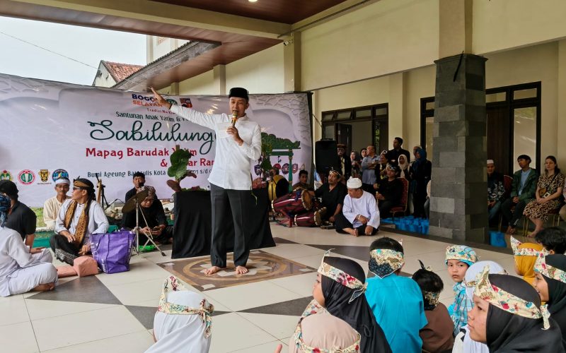 Wali Kota Bogor Hadiri Sabilulungan Mapag Barudak Yatim 2026 di Bumi Ageung Batutulis