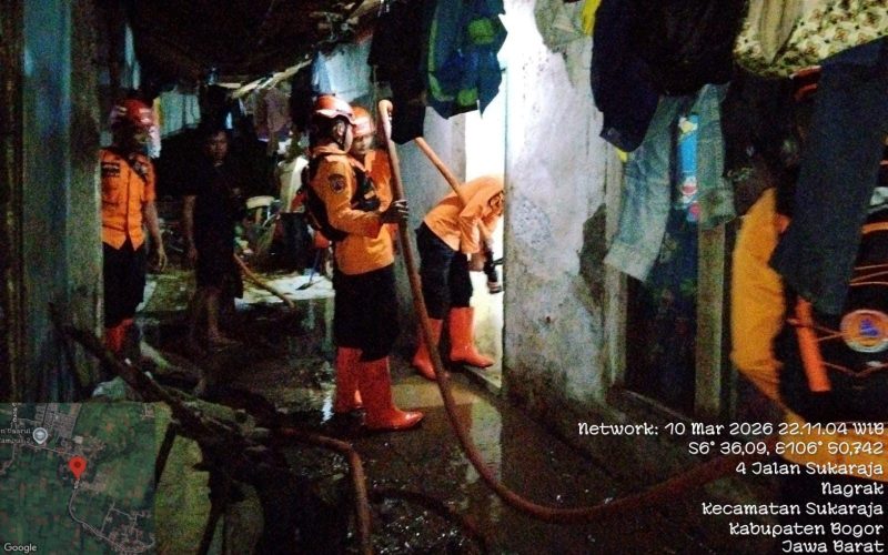 Banjir Rendam 14 Rumah di Sukaraja, 2 Lainnya Alami Kerusakan