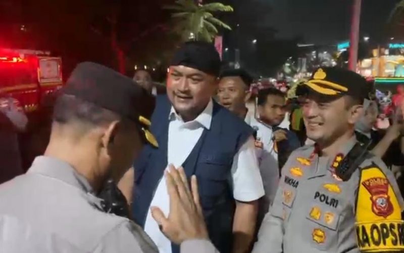 Forkopimda Kabupaten Bogor Tinjau Pos Pengamanan Lebaran di Cileungsi