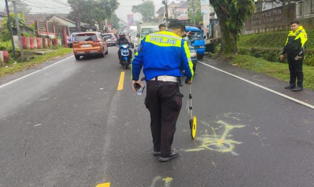 Dua Motor Tabrakan di Jalur Puncak Bogor, 1 Tewas