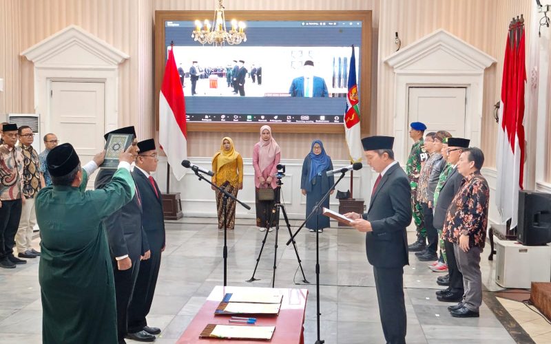 Dua Direksi Baru Tirta Pakuan Resmi Dilantik, Dedie Rachim Tekankan Proyek IPAL 2026