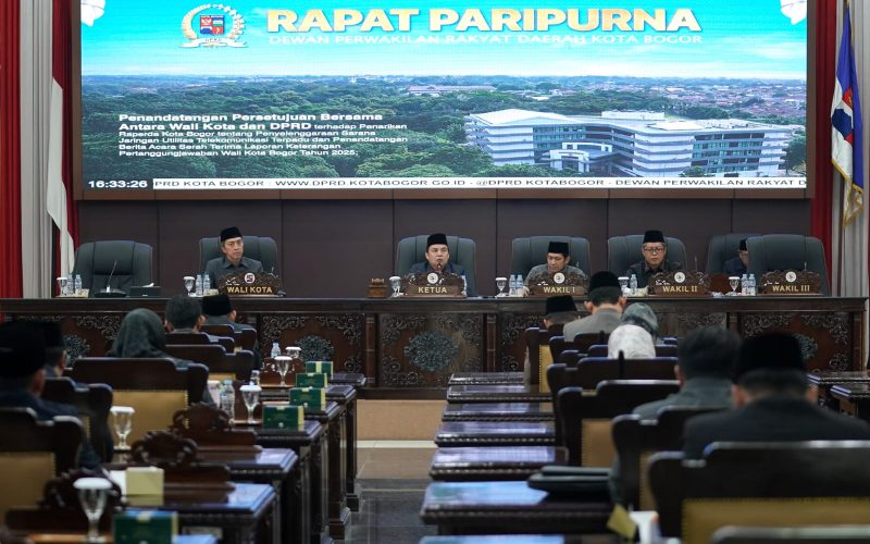 Rapat Paripurna, DPRD Kota Bogor Bentuk 3 Pansus, Plototi LKPJ 2025 Hingga Tata Kelola Aset