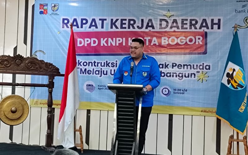 Rakerda KNPI Kota Bogor Jadi Momentum Evaluasi dan Penyusunan Program Pemuda