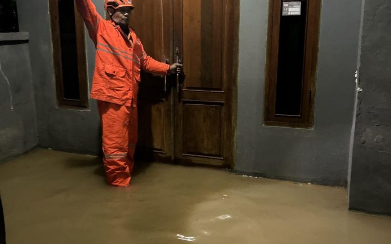 Kali Ciluer Meluap, 199 Rumah dan 657 Orang di Sukaraja Kebanjiran