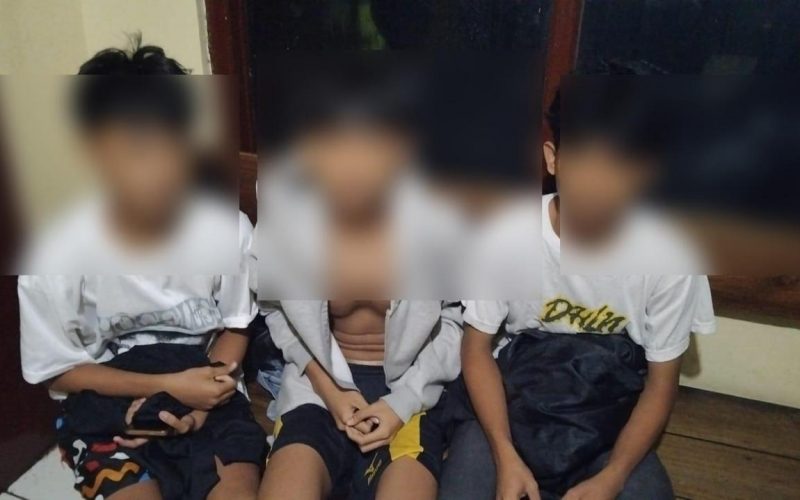 Diduga Hendak Lakukan Aksi Tawuran Antar Pelajar, Tiga Orang Remaja Diamankan Polisi