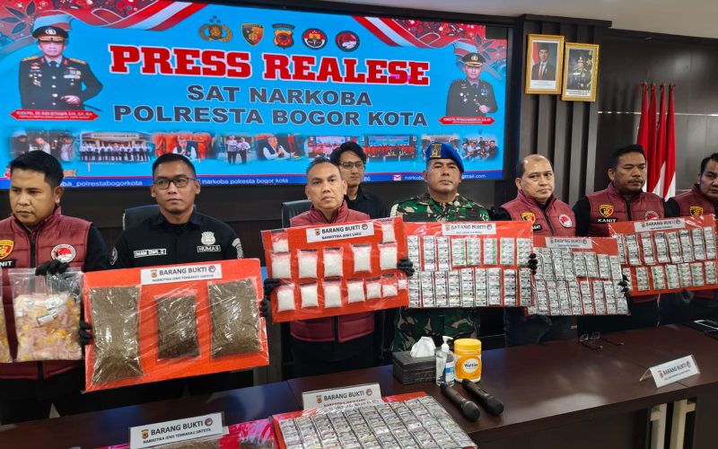 Polisi Bongkar 82 Kasus Narkoba di Kota Bogor, Puluhan Tersangka Diamankan