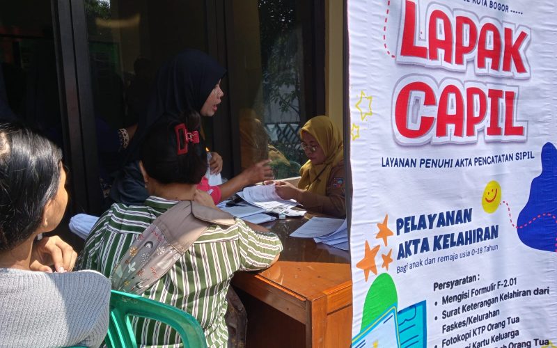 Lewat Lapak Capil, Disdukcapil Kota Bogor Permudah Warga Urus Dokumen Kependudukan