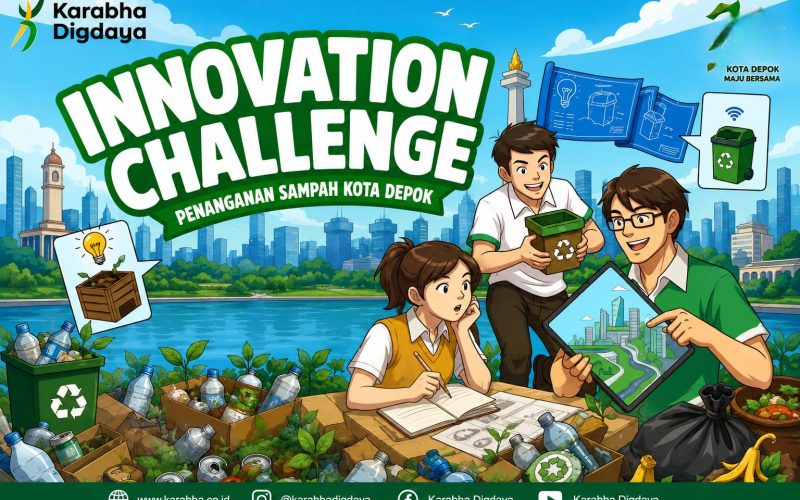 HUT Kota Depok ke-27, PT Karabha Digdaya dan IJTI Depok Gelar Innovation Challenge Penanganan Sampah