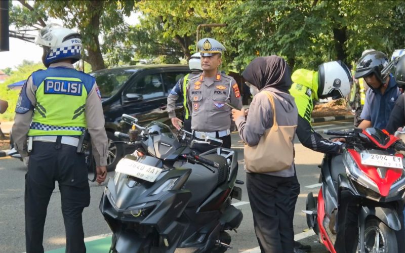 Keluhan Warga Ditindaklanjuti, Satlantas Polresta Bogor Kota Razia Knalpot Brong