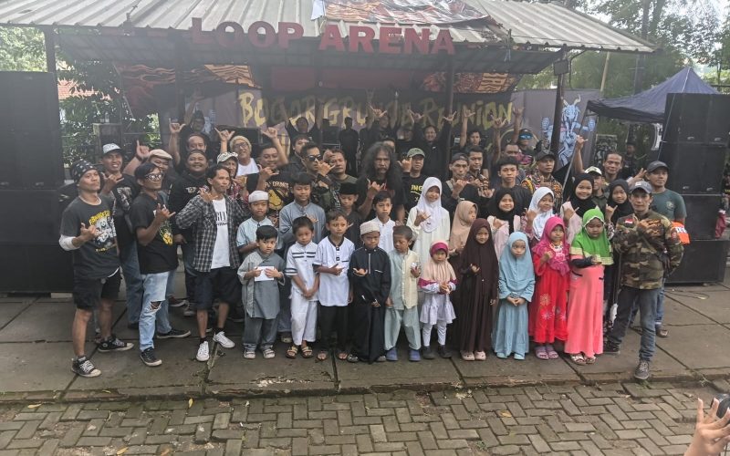 Pecinta Musik Grunge Gelar Santuni 110 anak yatim