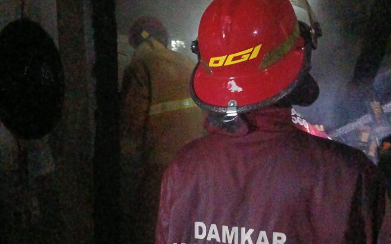 Diduga Akibat Korsleting, Rumah Warga di Ciampea Hangus Terbakar
