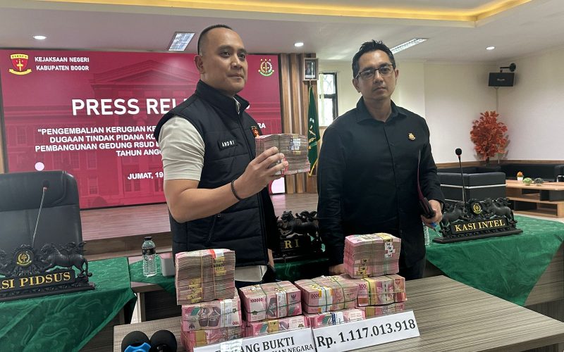 Kasus RSUD Parung, Kejari Kabupaten Bogor Berhasil Selamatkan Rp1,1 Miliar Kerugian Negara