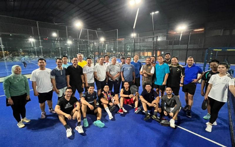 Tim Pemkot Bogor dan Black Cats Ramaikan Padel Battle, Utamakan Kebersamaan Diatas Kemenangan