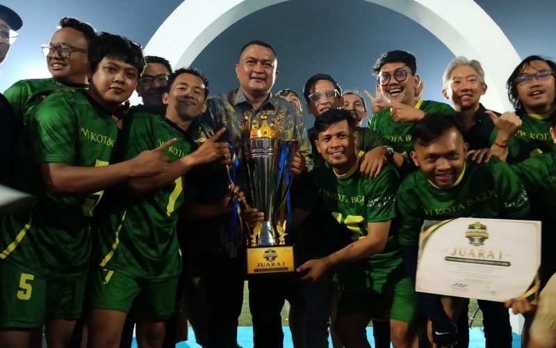 Tampil Solid Sejak Awal, PWI Kota Bogor Sabet Gelar Juara Bupati Bogor Cup 2026