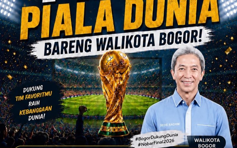 Kolaborasi Pemkot, PWI, KONI, KNPI, Kadin dan Blackcats Hadirkan Nobar Final Piala Dunia 2026, Siapkan 1.500 Doorprize dan UMKM Gratis