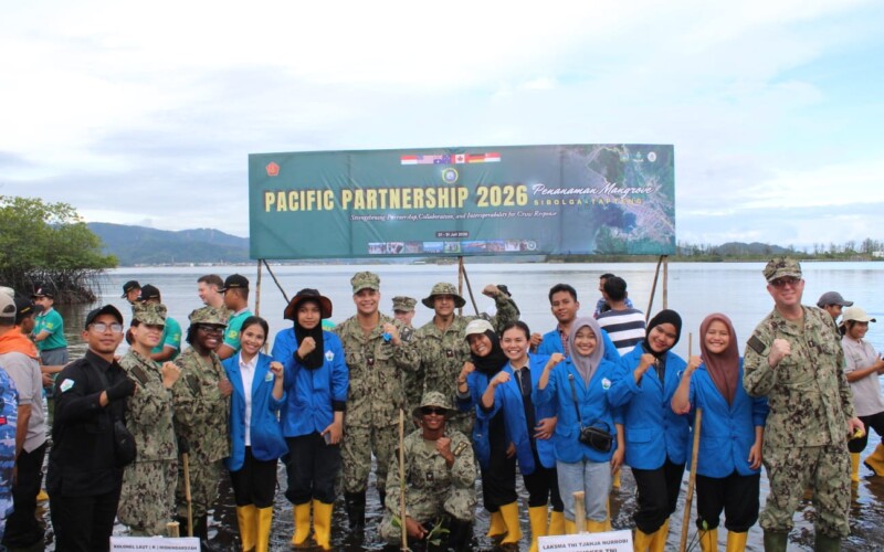 Pemulihan Pascabanjir Bandang 2025, Gabema dan TNI AL-US Navy Tanam 10 Ribu Mangrove di Tapanuli Tengah