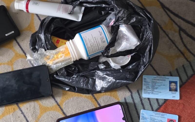 Polsek Parungpanjang Polres Bogor Amankan Enam Orang Penjual OKT