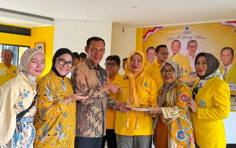 Peringati Ultah Bahlil dan Jaro Ade, Golkar Kabupaten Bogor Tebar Kepedulian untuk Anak Yatim