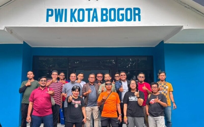 Datangi PWI Kota Bogor, Calon Ketua PWI Jabar, Kang Andy Paparkan Visi Misi
