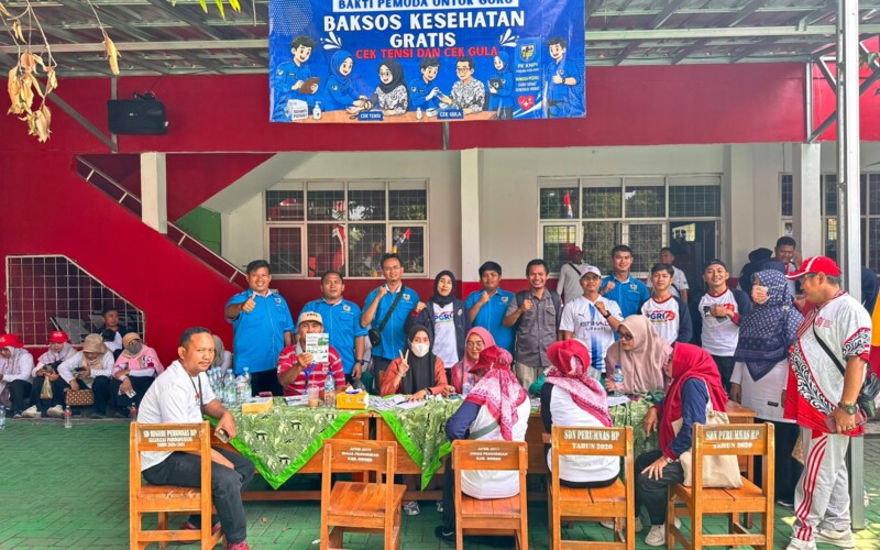 PK KNPI Parung Panjang Gelar Baksos Cek Kesehatan Gratis dan Dukung Jalan Sehat PGRI