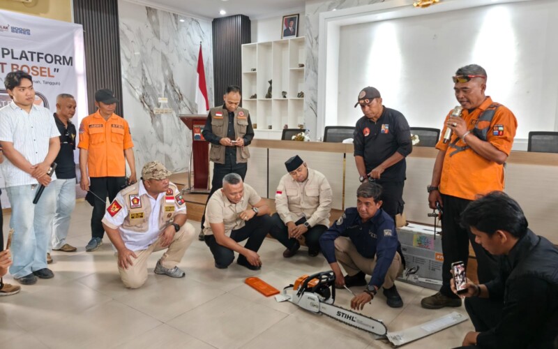 Bogor Selatan Perkuat Respons Bencana, 16 Kelurahan Terima Bantuan Chainsaw