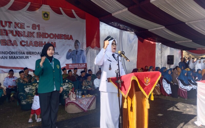 Upacara Bendera HUT RI KE-81 di Desa Ciasihan: simbol kebersamaan dan semangat kemerdekaan