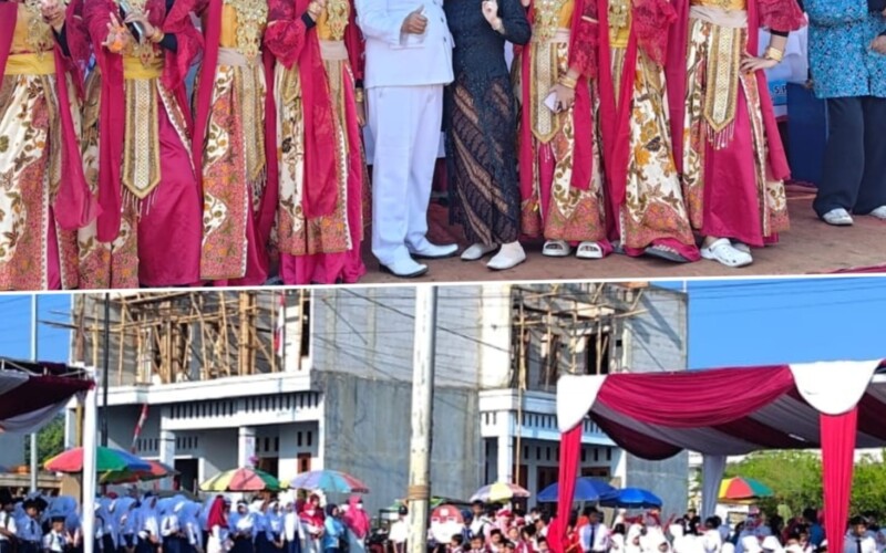 Desa Cibening gelar Upacara peringatan HUT RI ke -81, berlangsung khidmat dan penuh semangat