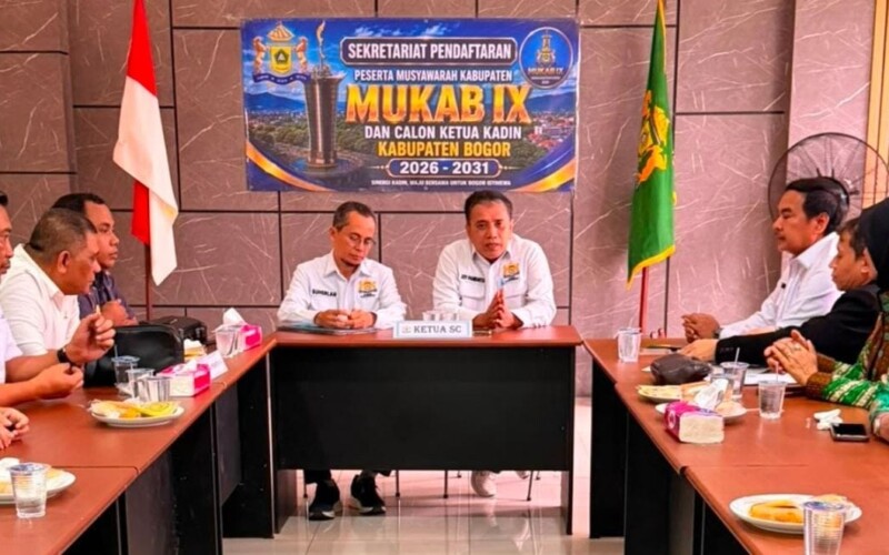 Pendaftaran Ditutup, Tiga Kandidat Berebut Ketua KADIN Kabupaten Bogor Periode 2026–2031