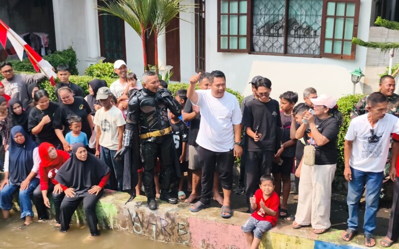 Ninja Warrior di Warban Heboh! Jenal Mutaqin Datang Diam Diam Pakai Kospley Batmen