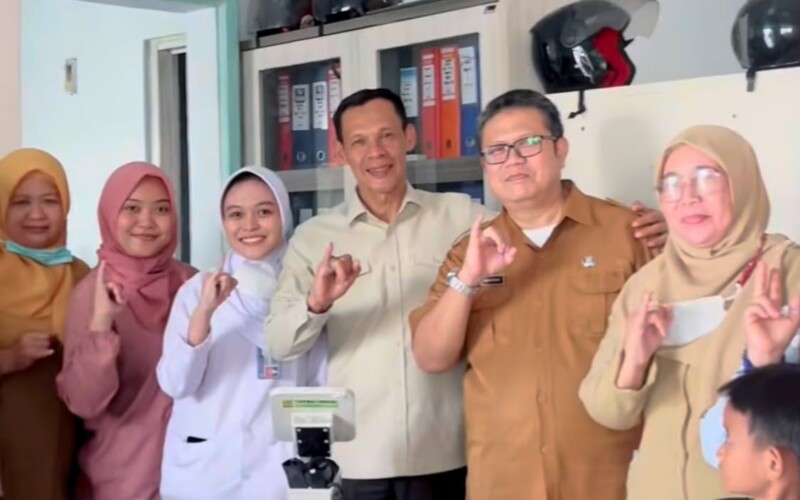 Jaro Ade Sambangi Puskesmas Gunung Sindur, Tekankan Layanan Kesehatan Tetap Maksimal