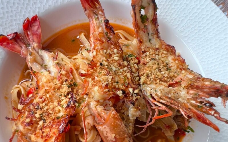 Cita Rasa Italia di The Alana Sentul City, Kulit Udang Diolah Jadi Stock