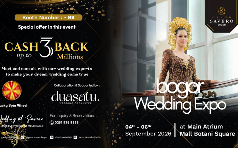 Grand Savero Bogor Tawarkan Cashback hingga Rp3 Juta di Bogor Wedding Expo 2026