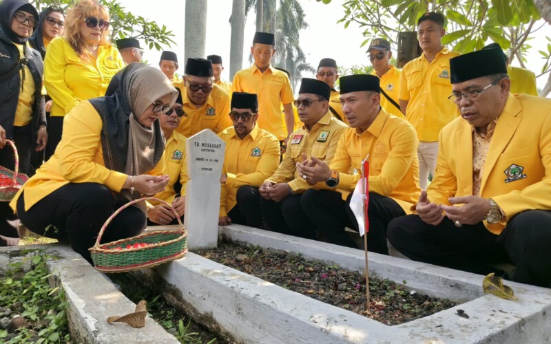 Siap Lanjutkan Perjuangan Para Pahlawan, Golkar Kota Bogor Gelar Ziarah di HUT ke 62